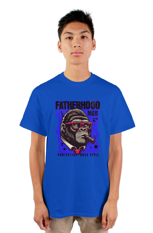 Fatherhood Mob mens tshirt